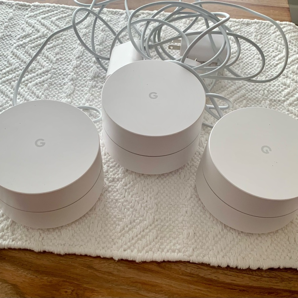 Google Mesh Router WiFi System - White - Picture 3 of 3